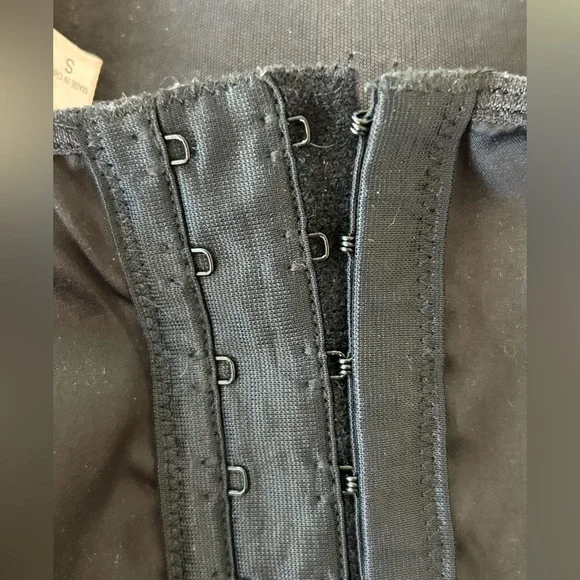 Vintage Victoria’s Secret Black Floral Embroidered Corset Whimsigoth Fairy 90s - Picture 8 of 8